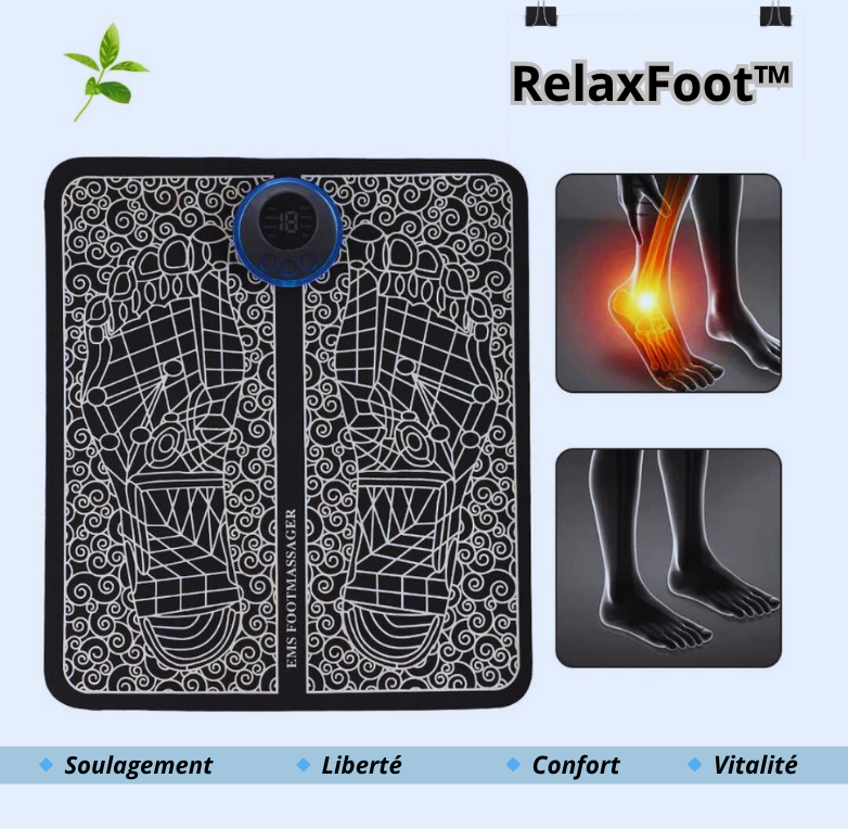RelaxFoot™ – Le tapis de massage qui libère vos pieds de la douleur 😌✨
