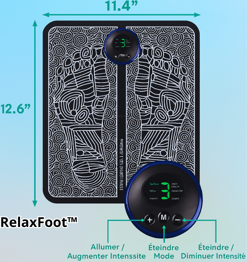 RelaxFoot™ – Le tapis de massage qui libère vos pieds de la douleur 😌✨