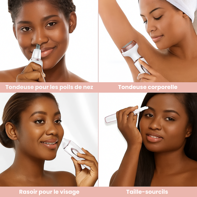 ✨ LadyShaver 4 en 1 – Votre allié beauté au quotidien