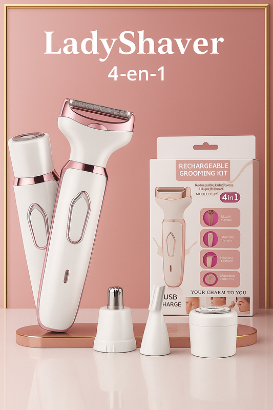✨ LadyShaver 4 en 1 – Votre allié beauté au quotidien
